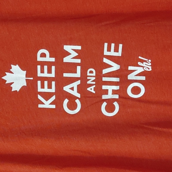 3/$30 Keep Calm and Chive On Tshirt - Picture 3 of 4